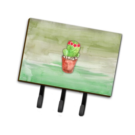 Carolines Treasures Cactus Green Watercolor Leash or Key Holder BB7364TH68